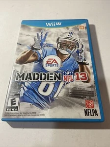 Madden NFL 13 (Nintendo Wii U, 2012), Complete in Box, Tested! 🎮 - Picture 1 of 5