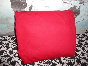 NAUTICA BIKING TRUE RED (1PC) FULL FITTED SHEET 100% COTTON 15" POCKETS - Picture 1 of 3