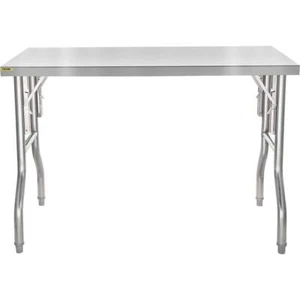 Vevor Kitchen Utility Table 48x30 in. Folding Table With 220 lb. Load Commercial - Picture 1 of 8