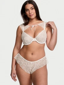 Victoria’s Secret VS Tease Braut ungefüttert Halb BH-Set Valentinstag Dessous 36D M - Bild 1 von 7