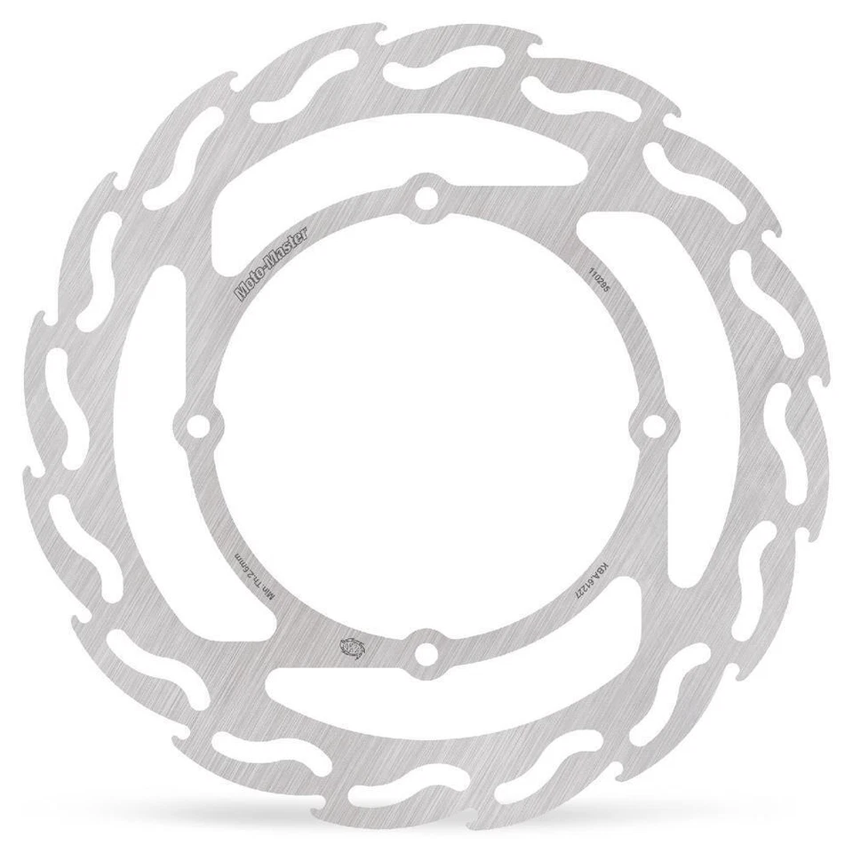 MotoMaster Flame Left Fixed Front Brake Disc for Honda XL350R 1984-1985 — 第 1/1 张图片