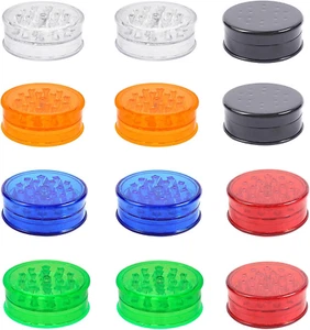 12ct Herb Grinders 2.3in | Assorted Colors | Wholesale for Smoke Shop - Picture 1 of 11