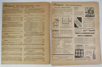 Catálogo de carrete de caña de señuelo de pesca Shakespeare B4B2 Foto 1 de 2