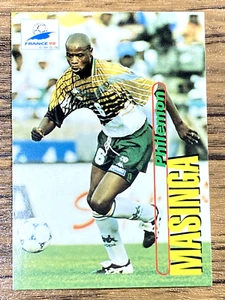 Panini 1998 France World Cup Card Philemon Masinga South Africa - Picture 1 of 2