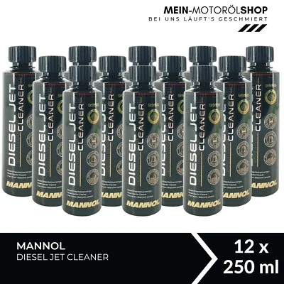 Mannol 9956 Diesel Jet Cleaner Einspritzdüsenreiniger Reiniger Additiv 12x250 ML