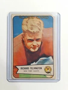 1954 Bowman Richard Yelvington Rookie #77 Football Karte N.Y. Giants SP niedrige Qualität - Bild 1 von 2
