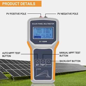 Multímetro Panel Fotovoltaico EY1600W Panel Solar MPPT Probador Circuito Abierto - Imagen 1 de 12