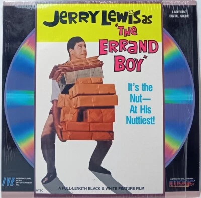 LASERDISC The Errand Boy starring Jerry Lewis Black & White with Digital Sound Foto 1 de 3