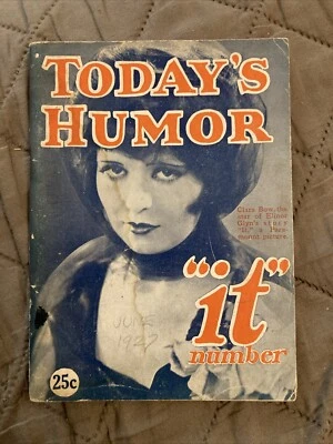 Sleaze gga Cartoons small digest mag, Today’s Humor, 6/1927, VG Foto 1 de 4