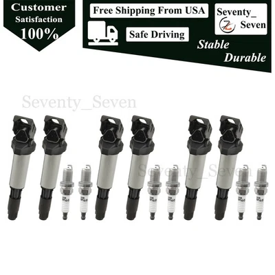 6pcs Ignition Coil Kit For 2001-2001 BMW Z3  - Imagem 1 de 4