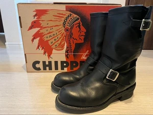 Chippewa Black Engineer Boots #110102 - Picture 1 of 9