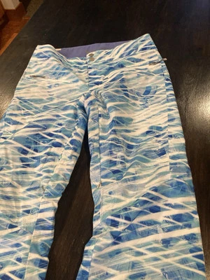 Pantalones de esquí Obermeyer para mujer azul/blanco para nieve snowboard talla 36 Foto 1 de 4