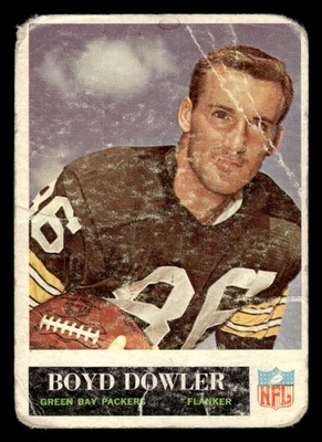 1965 PHILADELPHIA BOYD DOWLER 74 POOR FOOTBALL GREEN BAY PACKERS - Image 1 of 2
