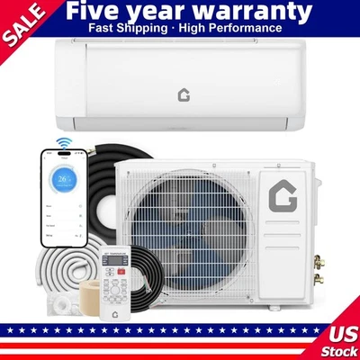 ACEKOOL 24000 BTU Mini Split Air Conditioner Inverter 230V/60Hz AC Heat 19 SEER Rating