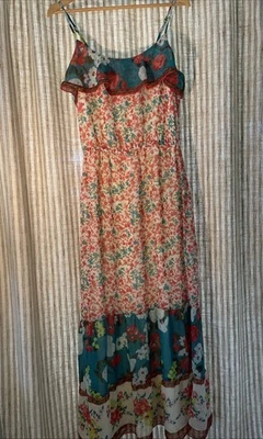 New York & Company Lined Floral Maxi Dress M - Image 1 of 4