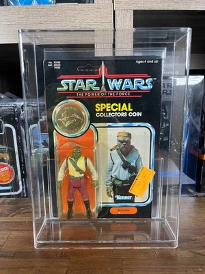 Star Wars Kenner POTF Barada Vintage 1984 w/Acrylic Case Unpunched - Image 1 of 4
