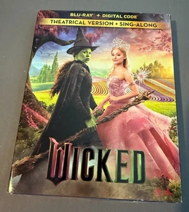 Wicked Theatrical Version + Singalong (Blu-ray + Digital) With Slipcover - New - Picture 1 of 1