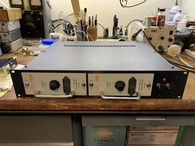 Pair ITA TMP-1A Discrete Mic Preamps Restored & Racked UTC & ADC Transformers  - Image 1 of 4