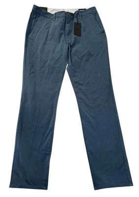 NEW Bonobos Men's Stretch Washed Chino Pants Blue Size 34x32 NWT FREE Shipping - Image 1 of 3