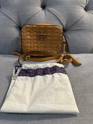 Tory Burch Brown/Camel Leather Crossbody Bag - NWOT - Image 1 of 4