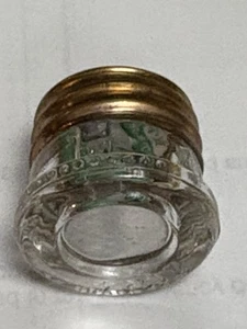 Vintage Glass Screw Plug Fuse~General Electric~125V/30A~time Delay~Edison Base - Picture 1 of 1