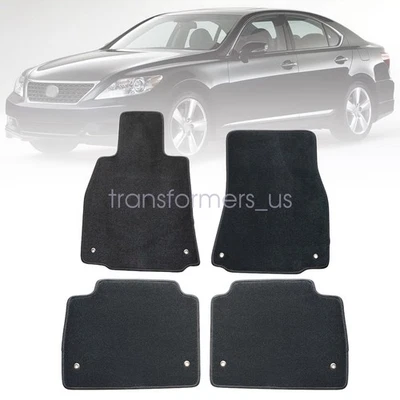 2007-2012 For Lexus LS460 Replacement Front & Rear Floor Mats Carpet Velour New - Image 1 of 4