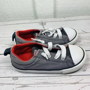 Converse All Star Toddler Kids 10 Grey Sneakers - Picture 1 of 6