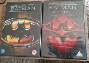 Batman (1989) Keaton/Nicholson and Batman & Robin (1997) Clooney/Schwarzenegger - Picture 1 of 3
