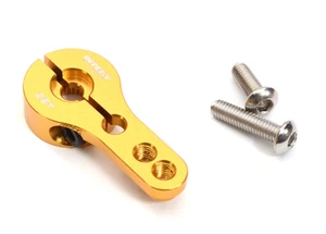 Gold Billet Machined Alloy Servo Horn 25T for Futaba Servos (r = 16mm, 20mm) - Picture 1 of 1