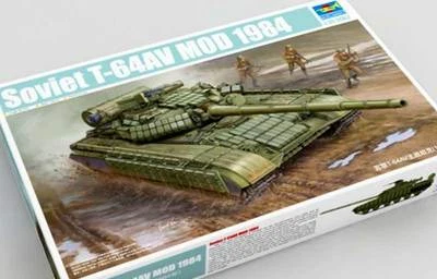 Trumpeter Soviétique T-64AV MOD 1984 Modèle Kit 1:35 Russe NEUF - Photo 1/3
