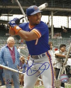 Signed  8x10 KEVIN MITCHELL New York Mets Autographed Photo - COA