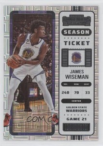 2022-23 Panini Contenders Season Ticket James Wiseman #41