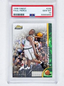 PAUL PIERCE OPTI CHROME TOPPS FINEST PSA 10 GEM MINT Pristine Rookie Celtics #34 - Picture 1 of 5