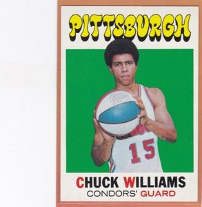 1971-72 TOPPS BASKETBALL CHUCK WILLIAMS #218 CONDORS EXMT *81176