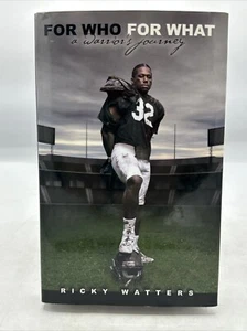 For Who For What: A Warrior's Journey w/ CD by Ricky Watters - Hardcover, Signed - Picture 1 of 10