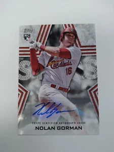 2023 Topps Series 1 Baseball Stars Nolan Gorman RC AUTO - Picture 1 of 2