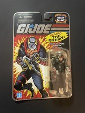 G.I. JOE 25th Anniversary Foil “Destro” The  Enemy New On Card 2008 NOC