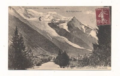 D362263 France Postal Card Mont-Blanc Dome du Gouter 1928 - Image 1 of 2