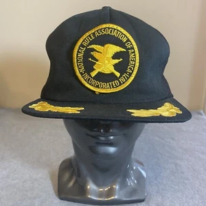 Vintage NRA Trucker Mütze schwarz National Rifle Association Cap Snapback 90er 80er - Bild 1 von 11
