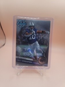 2023 Bowman Chrome University Nick Singleton Auto - Penn State Nittany Lions