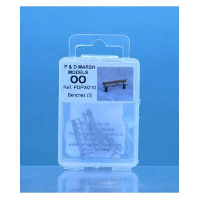 Bänke (x3) - Spur O Zubehör P&D Marsh PDPW210