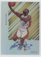2006-07 Upper Deck Reflections Signature Gold /50 Baron Davis #SR-BD Auto
