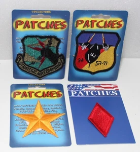 SET BESTEHEND AUS 4 MILITÄR PATCHES STRATEGIC AIR COMMAND SR-71 GOLD STAR 5TH INFANTRY NEU - Bild 1 von 2