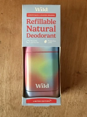 WILD LEMON BASIL & BLOOD ORANGE REFILLABLE NATURAL DEODORANT STICK 40G**NEW**