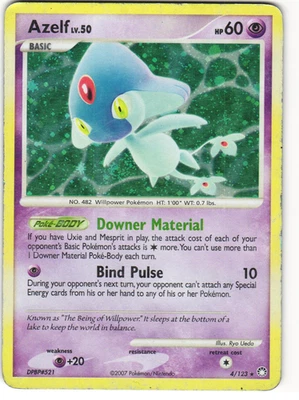 Azelf Holo Pokemon TCG Mysterious Treasures 4/123 HP - Image 1 of 3