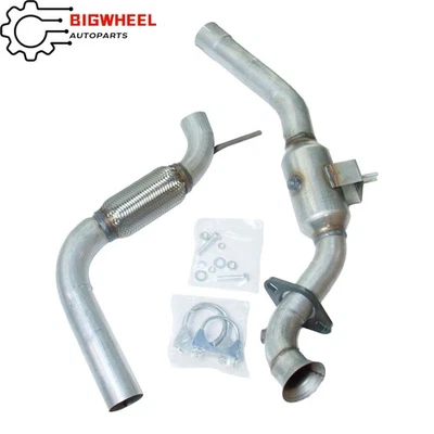 Flex Pipe with Catalytic Converter For Ford Mustang 2015-2017 L4 2.3L EcoBoost Foto 1 de 4