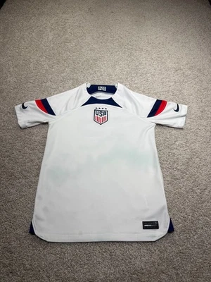 Nike США футбол Джерси молодежи средний белый национальной футбольной команды 2022 домашний комплект - Изображение 1 из 4