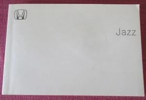 (2002 PRINT) HONDA JAZZ (2002 - 2004) OWNERS MANUAL - USER GUIDE - HANDBOOK - Picture 1 of 8