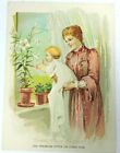 Babys First Easter Trade Card Woolson Spice Knife Lion Coffee Uncle Toms Cabin