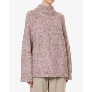 Lauren Manoogian Size 2 Medium Handknit Marl Pullover Sweater Spice/Violet NWT  - Picture 1 of 23